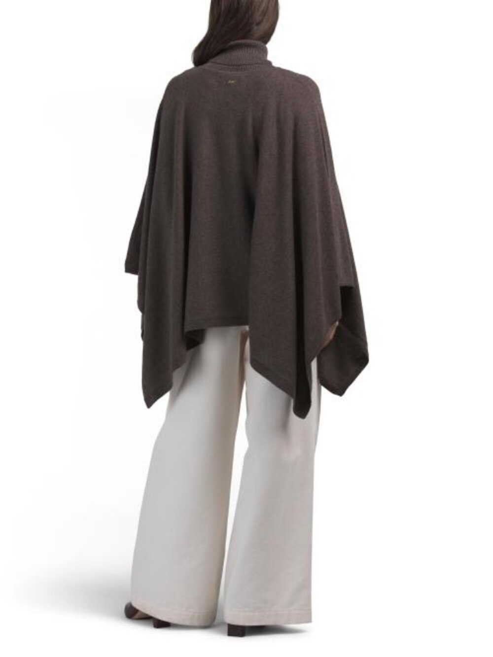 TOCCIN Wool And Cashmere Blend Poncho - Picture 2 of 3
